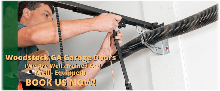 Broken Garage Door Spring Woodstock GA